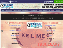 Tablet Screenshot of futbolrapido.es